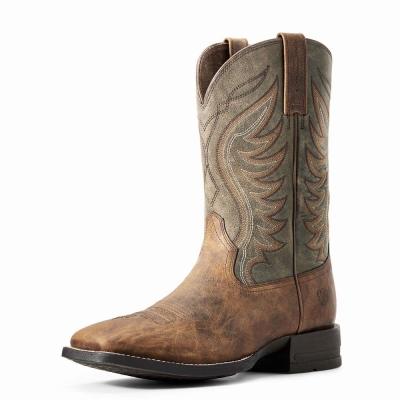 Men's Ariat Amos Western Boots Multicolor | GB4582WUH