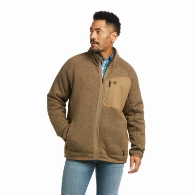 Men's Ariat Bluff Jackets Multicolor | GB1298GYH