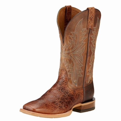 Men's Ariat Cowhand Western Boots Multicolor | GB1048XBO