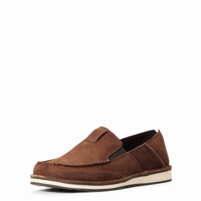 Men's Ariat Cruiser Sneakers Brown | GB1847ROB