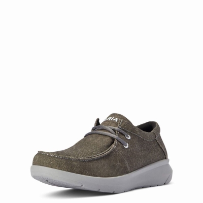 Men's Ariat Hilo Sneakers Deep Grey | GB3518BUN