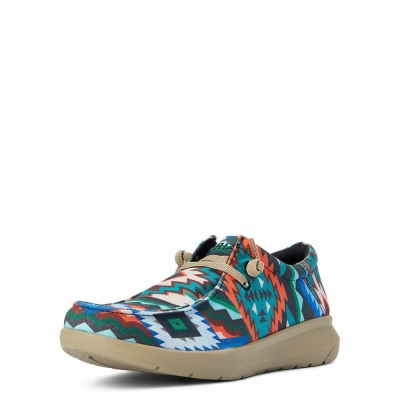 Men's Ariat Hilo Stretch Lace Sneakers Multicolor | GB6239LKH