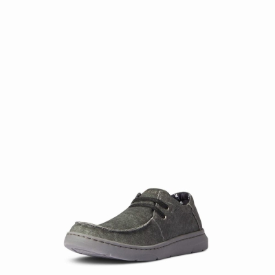 Men's Ariat Hilo Stretch Sneakers Grey | GB7602GZQ