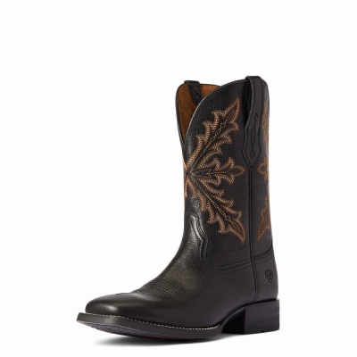 Men's Ariat Qualifier Western Boots Blue | GB2940KZN