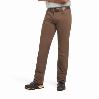 Men's Ariat Rebar M4 Low Rise DuraStretch Made Tough Pants Multicolor | GB0718YTD