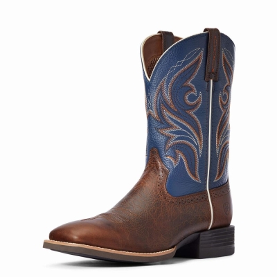 Men's Ariat Sport Knockout Western Boots Multicolor | GB5683CDJ