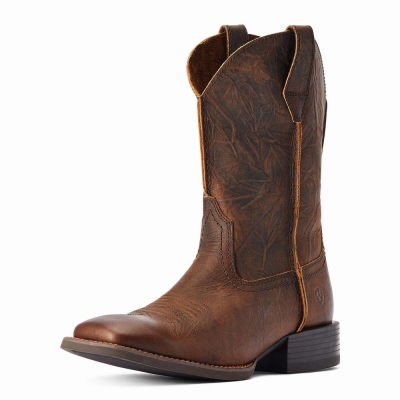 Men's Ariat Sport Rambler Dress Boots Brown | GB5921BPM