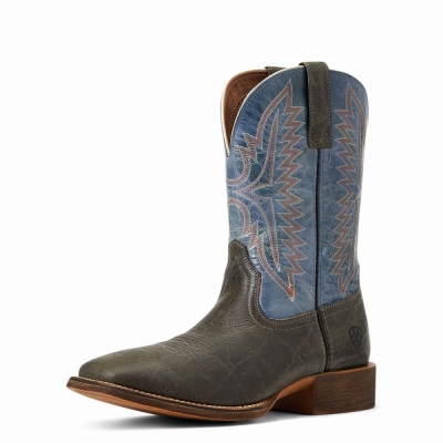 Men's Ariat Sport Smokewagon Western Boots Grey | GB1850KBZ