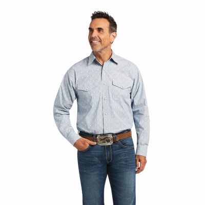 Men's Ariat Tobin Classic Fit Shirts Multicolor | GB0817FAE