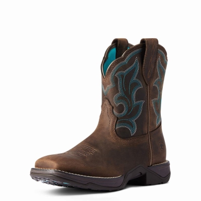 Women's Ariat Anthem II Western Boots Brown | GB5349ULZ