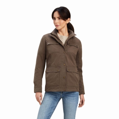 Women's Ariat Calumet Field Jackets Brown | GB9173LEQ