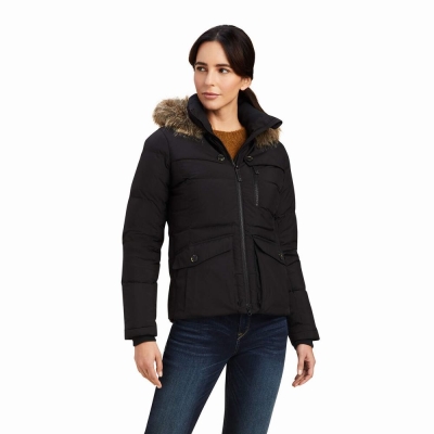 Women's Ariat Clairborne Jackets Black | GB0481XKQ