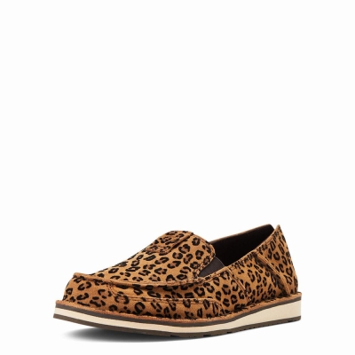 Women's Ariat Cruiser Sneakers Leopard | GB8513QMN