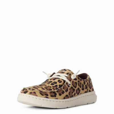 Women's Ariat Hilo Sneakers Leopard | GB0596QFW