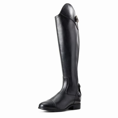 Women's Ariat Kinsley Tall Riding English Riding Boots Black | GB7081VTU