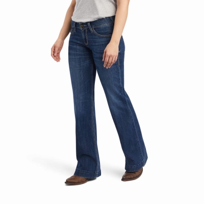 Women's Ariat Mid Rise Amaryllis Skinny Jeans Multicolor | GB9276SVX