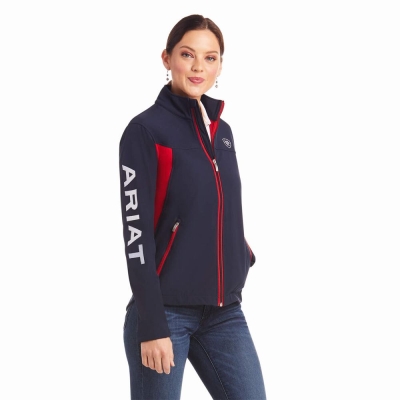 Women's Ariat New Team Softshell Jackets Multicolor | GB8316XHC