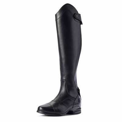 Women's Ariat Nitro Max Tall Riding English Riding Boots Black | GB9258XOS