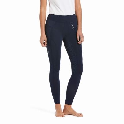 Women's Ariat Prevail Insulated Full Seat Pants Navy | GB9647CEF