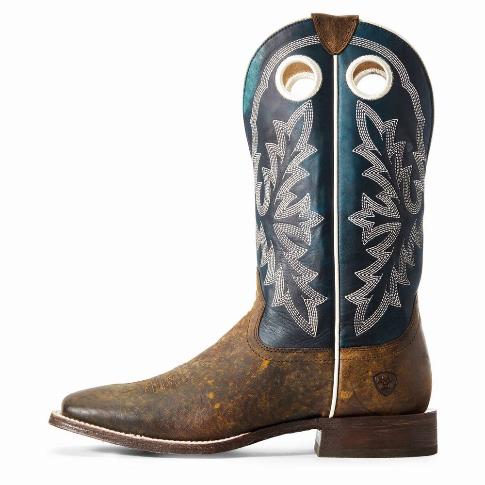 Men's Ariat Circuit Champ Western Boots Multicolor | GB1736IUM