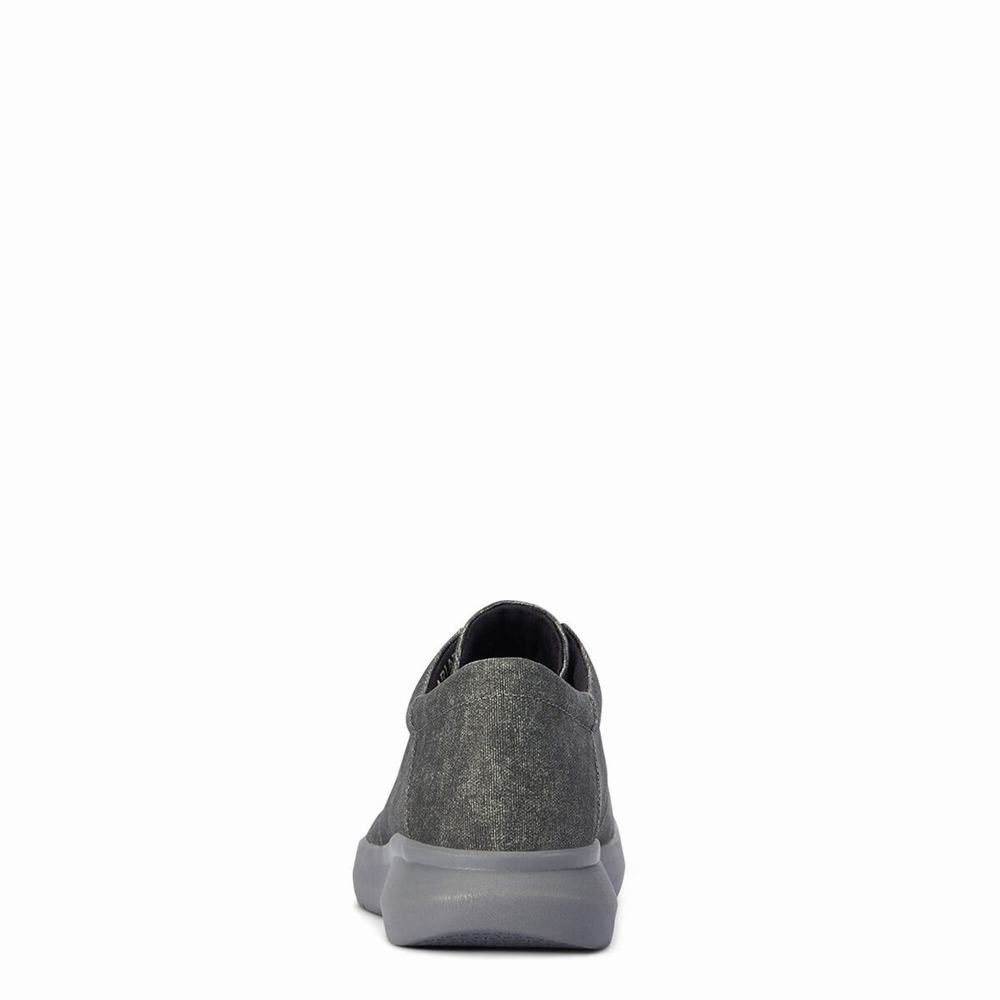 Men's Ariat Hilo Stretch Sneakers Grey | GB7602GZQ