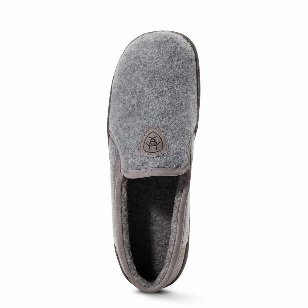 Men's Ariat Lincoln Slippers Grey | GB5603ZOY