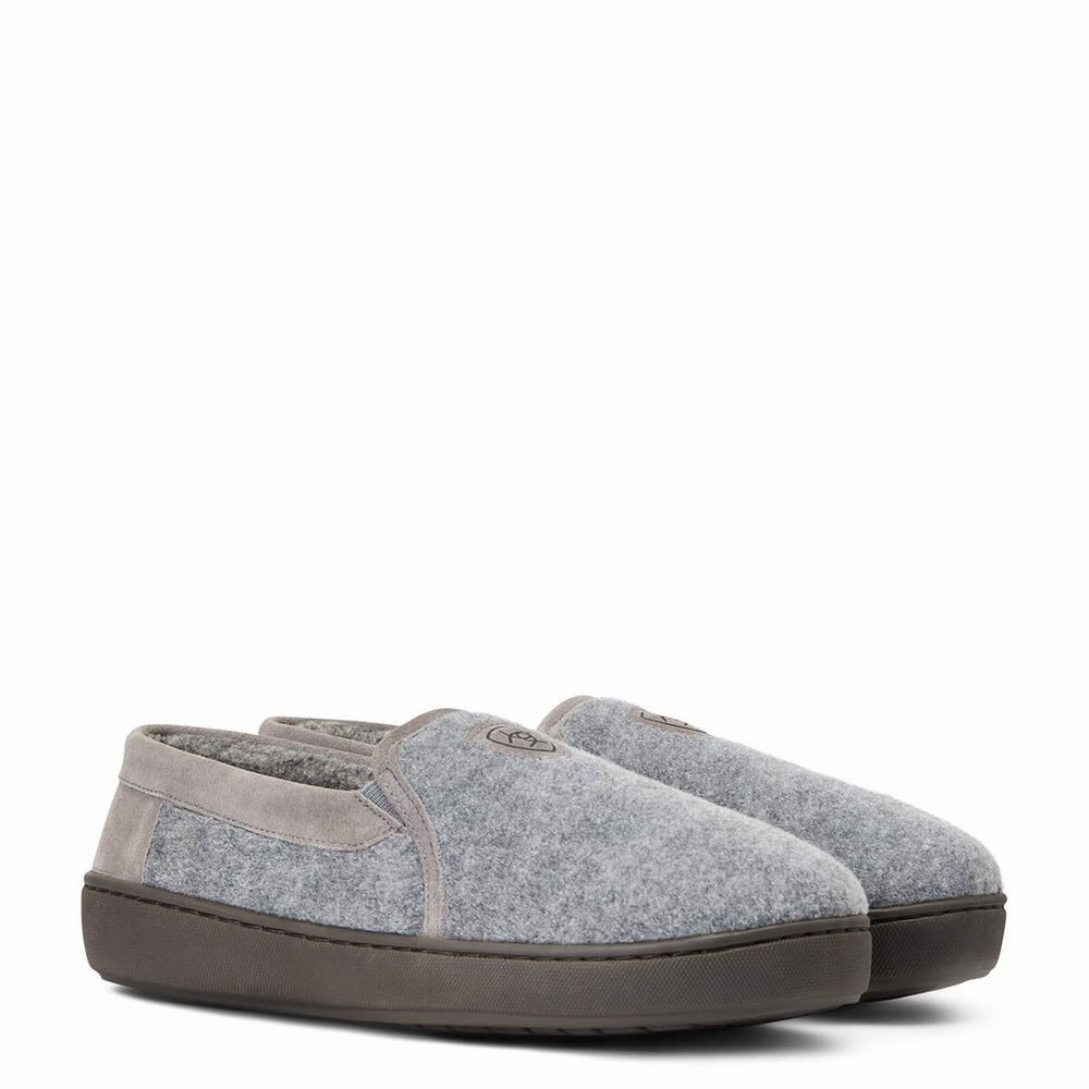 Men's Ariat Lincoln Slippers Grey | GB5603ZOY