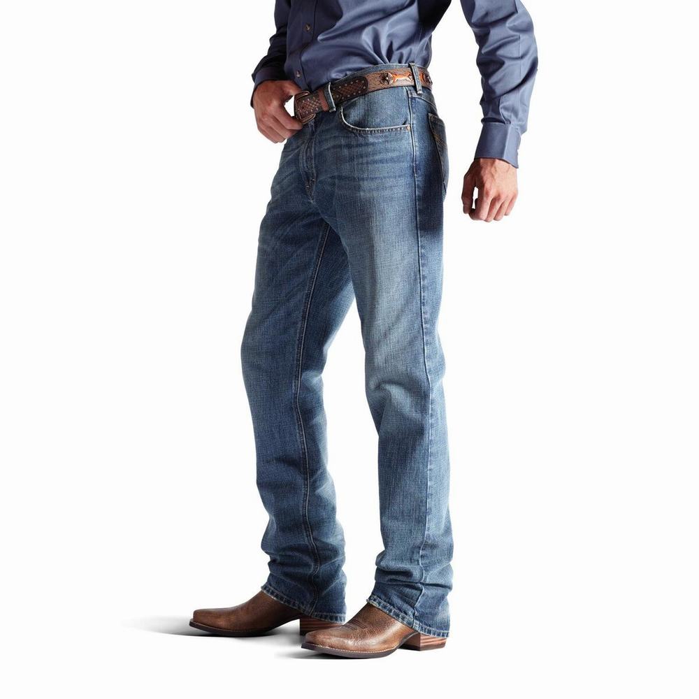 Men's Ariat M2 Relaxed Legacy Cut Pants Grey | GB2713PFI