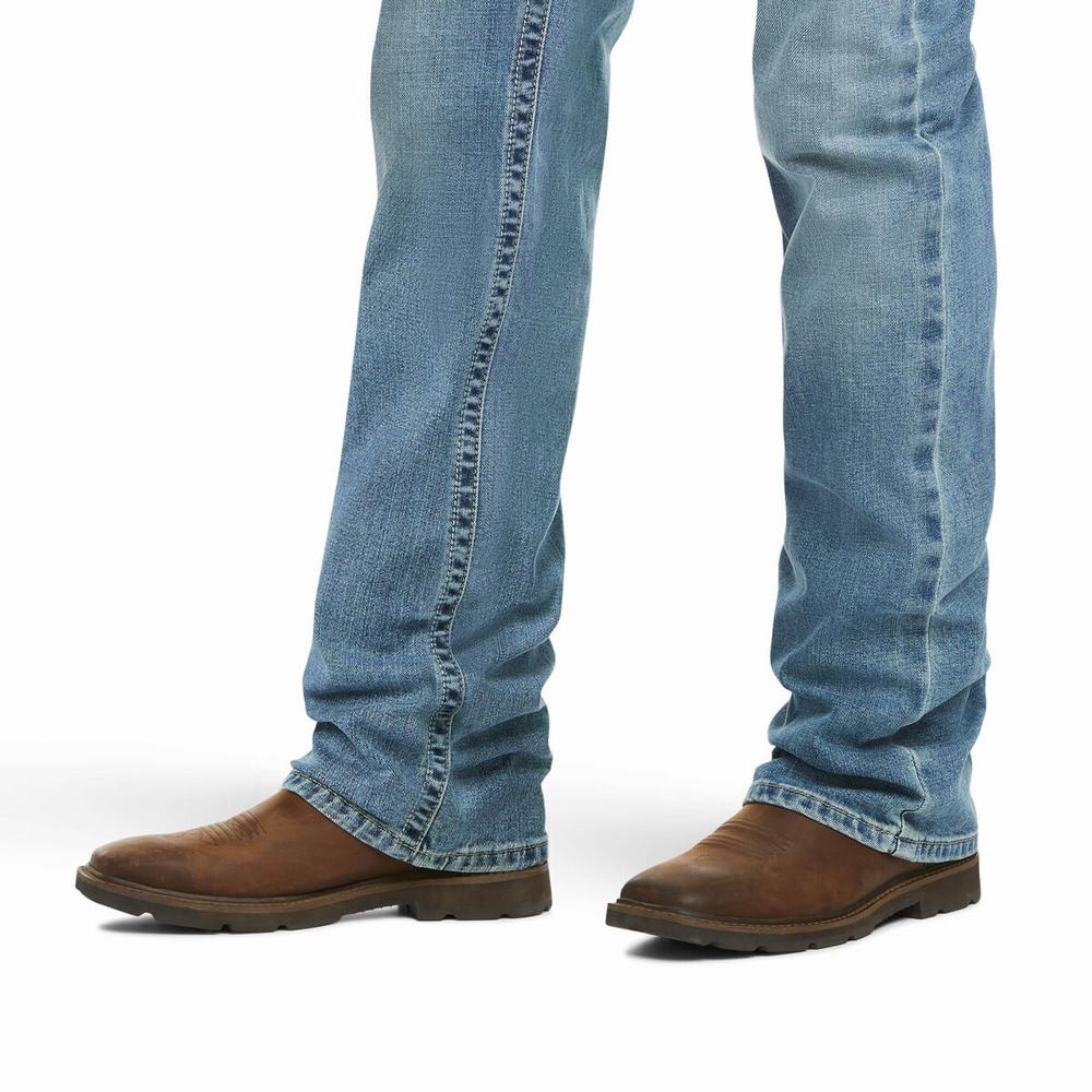 Men's Ariat M4 Low Rise Stretch Edwards Stackable Bootcut Pants Multicolor | GB7605ZJI