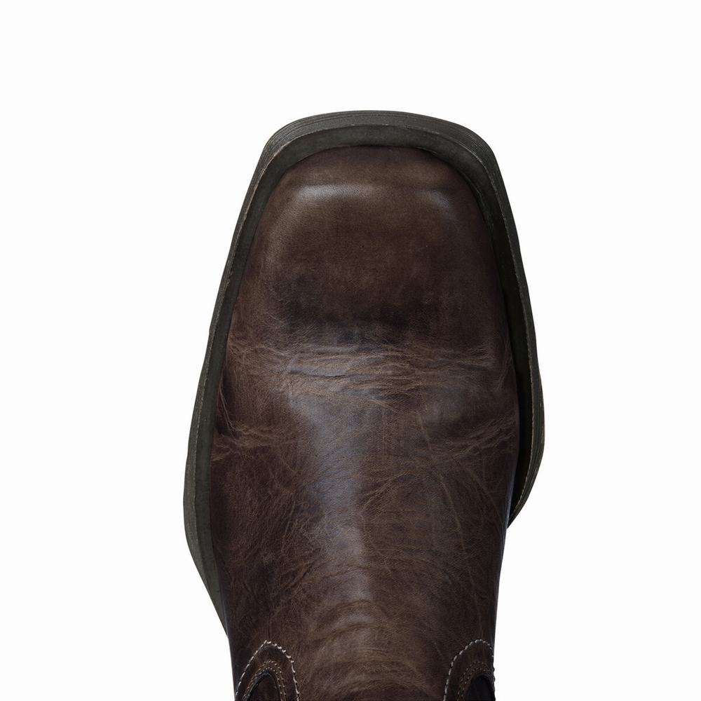 Men's Ariat Midtown Rambler Dress Boots Brown | GB1576UOW