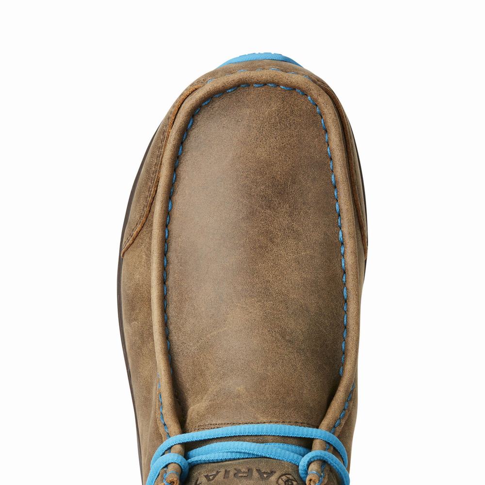 Men's Ariat Spitfire Sneakers Brown Blue | GB4093SIW