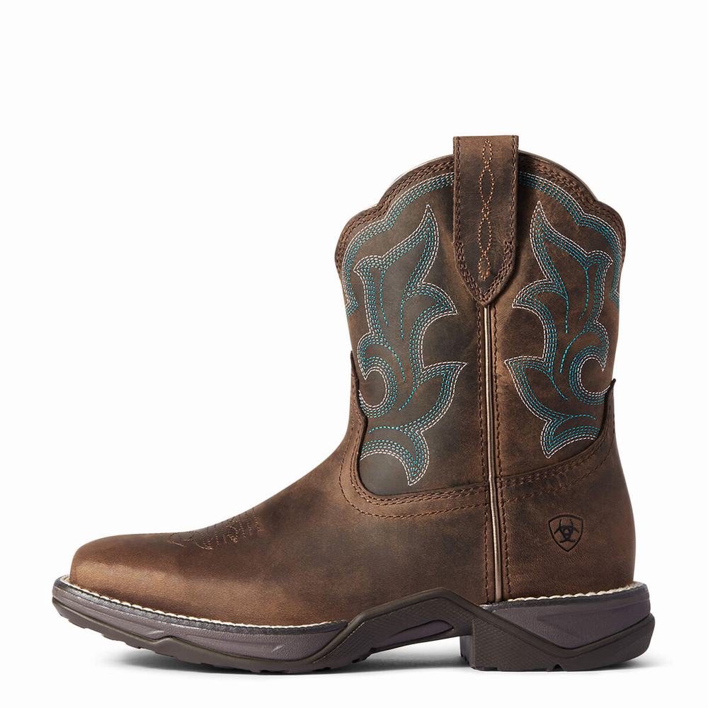 Women's Ariat Anthem II Western Boots Brown | GB5349ULZ