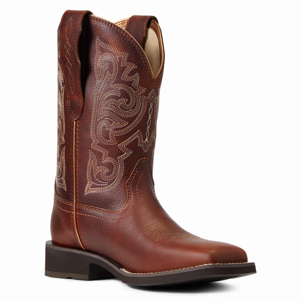 Women's Ariat Delilah Western Boots Multicolor | GB4380GBJ