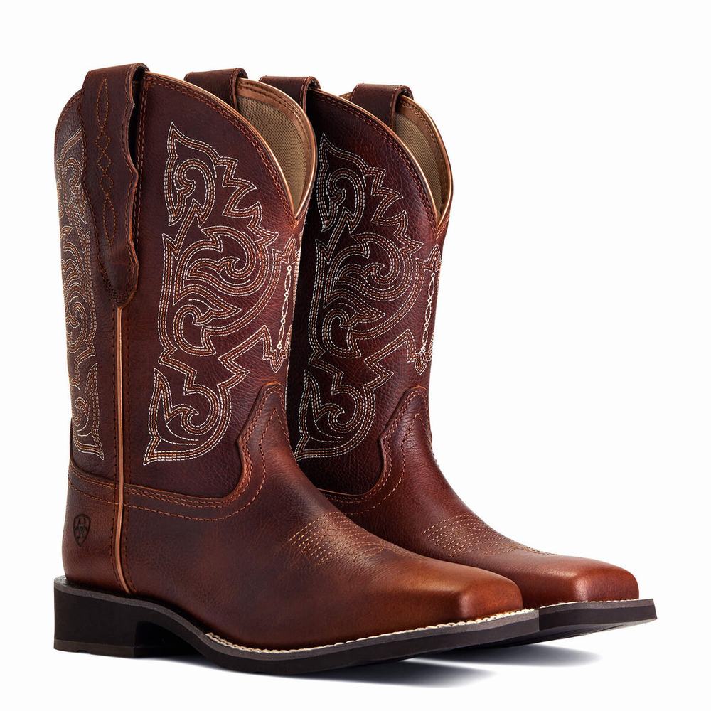 Women's Ariat Delilah Western Boots Multicolor | GB4380GBJ