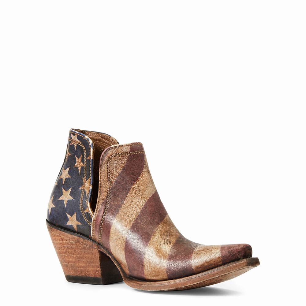 Women's Ariat Dixon Booties Multicolor | GB5207KBT