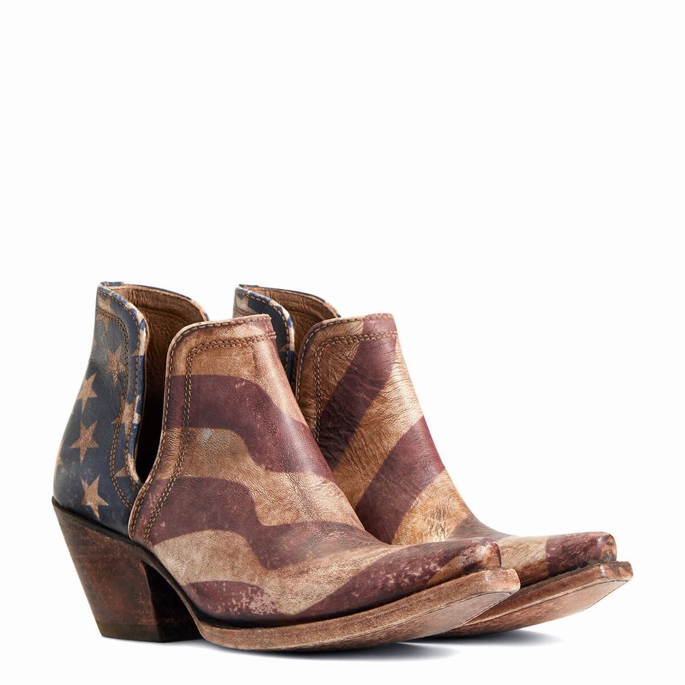 Women's Ariat Dixon Booties Multicolor | GB5207KBT