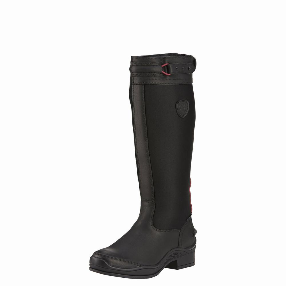 Women\'s Ariat Extreme Tall Waterproof Insulated Tall Riding Waterproof Boots Black | GB4935BPZ