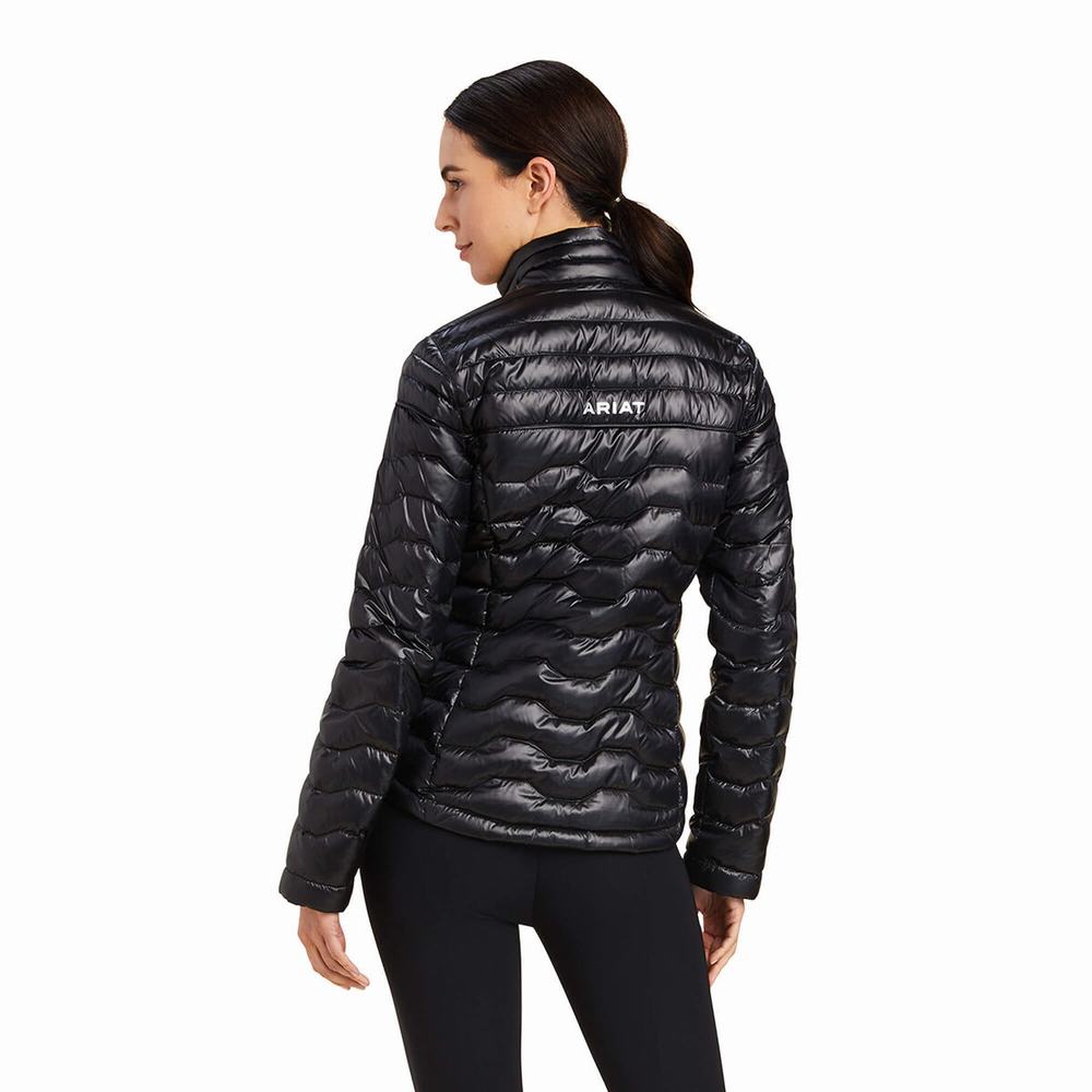 Women's Ariat Ideal Jackets Black | GB8760CLH