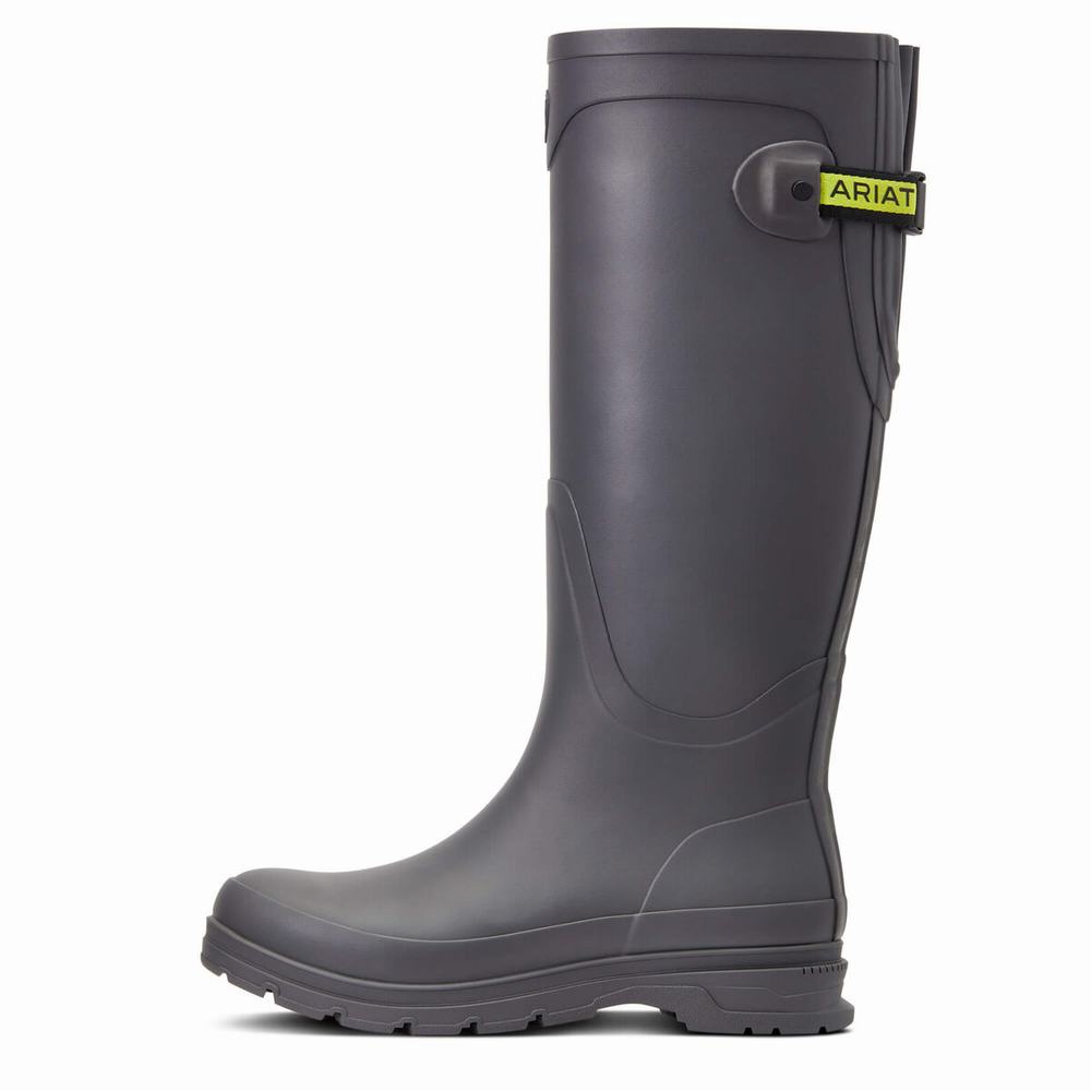 Women's Ariat Kelmarsh Rubber Waterproof Boots Grey | GB0913KGY