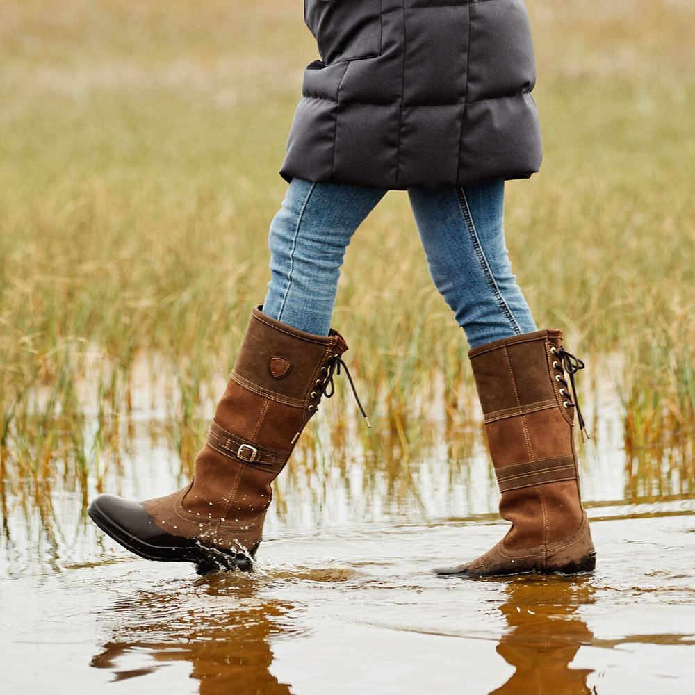 Women's Ariat Langdale Waterproof English Riding Boots Multicolor | GB3298INB