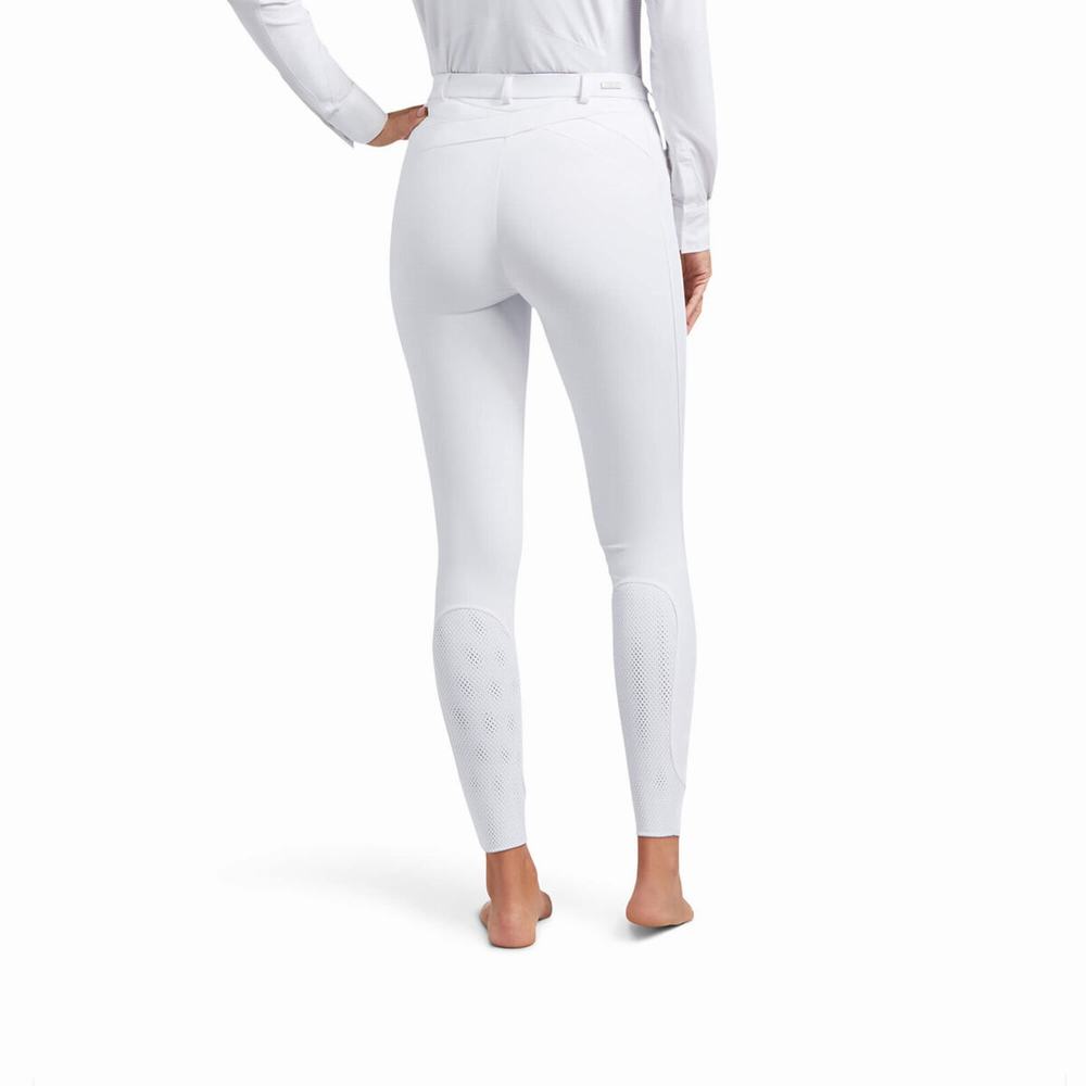 Women's Ariat Triton Grip Pants White | GB3518DKH