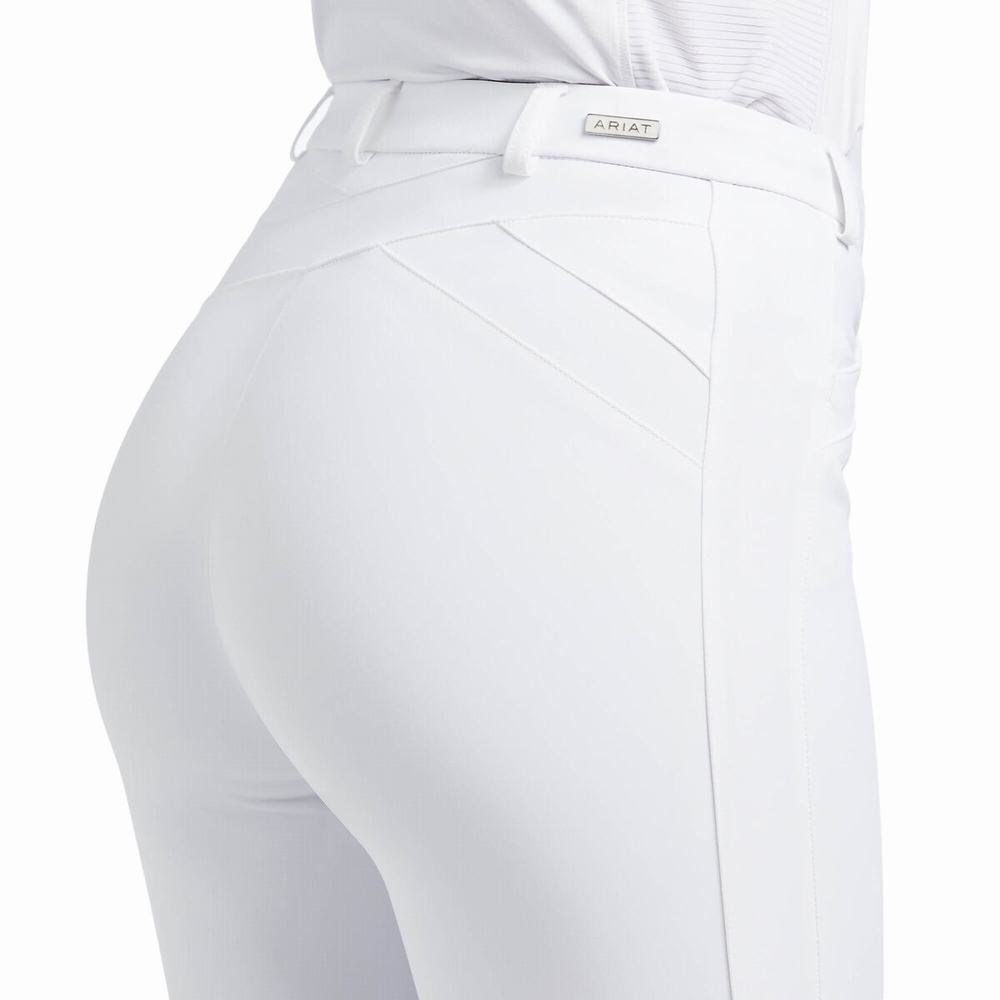 Women's Ariat Triton Grip Pants White | GB3518DKH