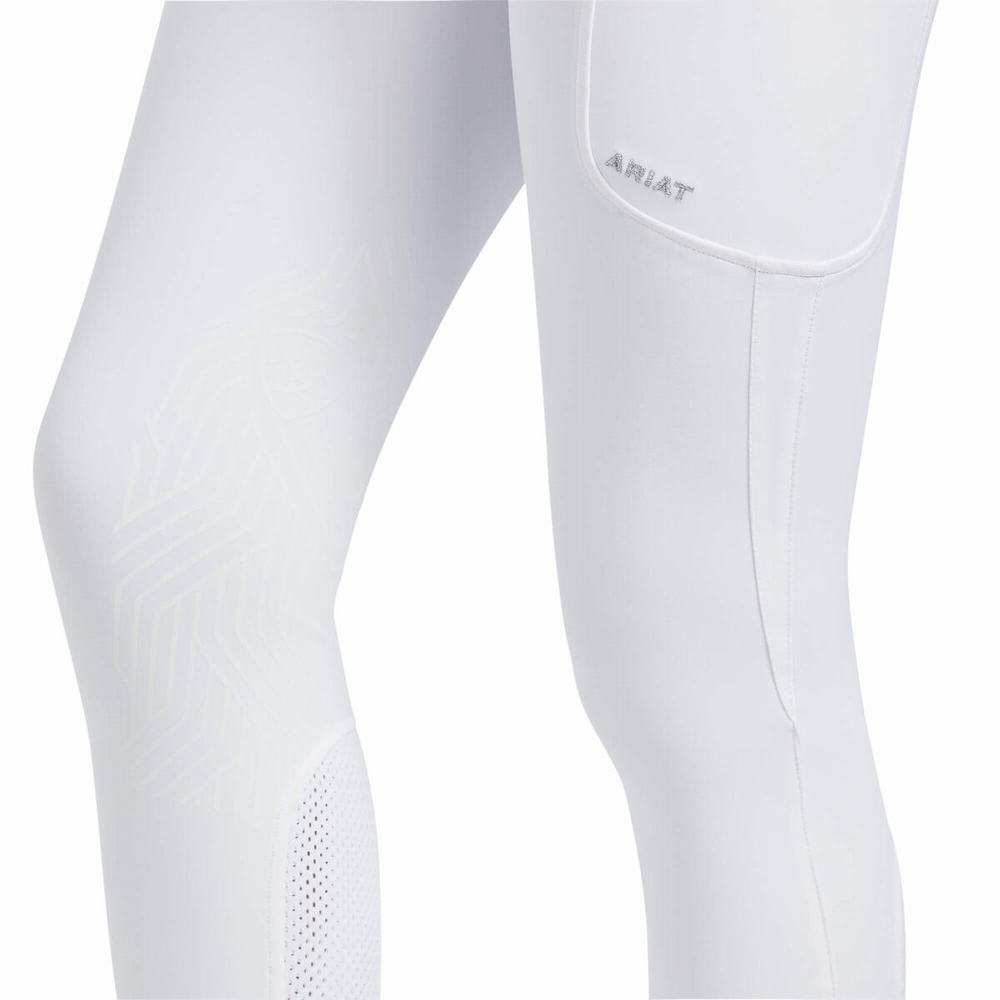 Women's Ariat Triton Grip Pants White | GB3518DKH